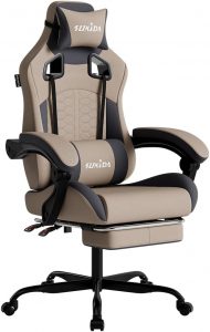 SUKIDA Gaming Stuhl, Ergonomischer Gaming-Stuhl mit Fu&szlig;st&uuml;tze, Racing Gaming Chair Kopfst&uuml;tze Verstellbarer Computerstuhl H&ouml;henverstellbar Lendenwirbelst&uuml;tze f&uuml;r Homeoffice und Gaming Beige59.49&euro; ➡️ https://www.amazon.de/dp/B0DB5SGQQQ/?tag=preisfehlerheute-21