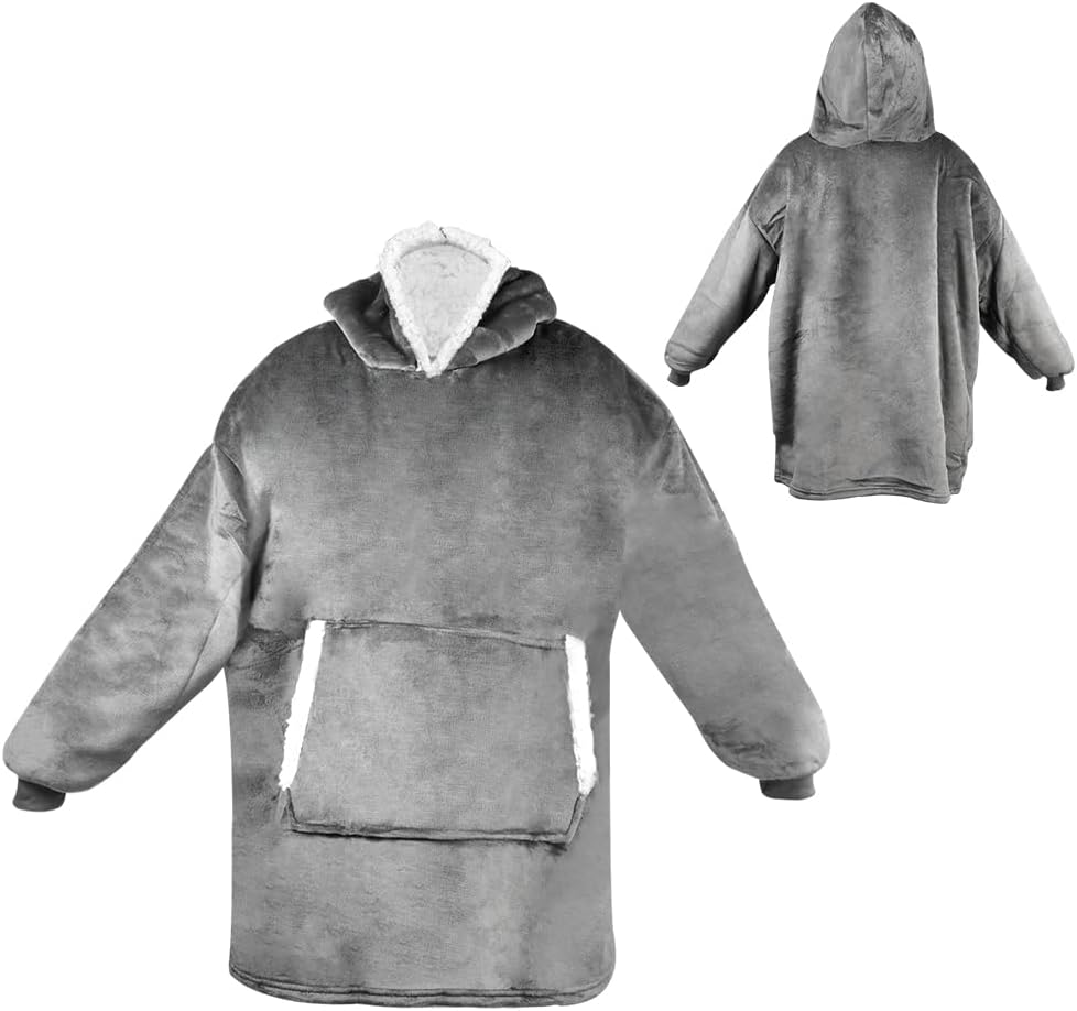 CAREDGO Übergroße Hoodie Sweatshirt Blanket Sweatshirt Grau Oversized Sweatshirt Blanket unisex Weich Flanell Oversized Kuscheldecke mit Taschen Giant Sweatshirt Hoodie Decke mit Ärmeln zum Anziehen6,99€ ➡️ https://www.amazon.de/dp/B0CJ96KMFW/?tag=preisfehlerheute-21
