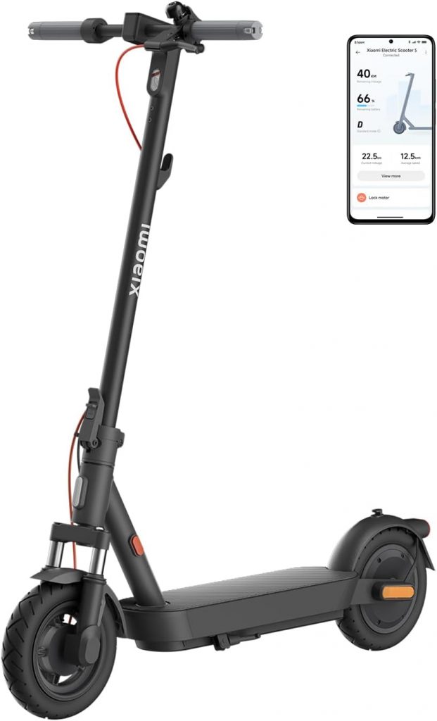Xiaomi 5 E-Scooter mit Straßenzulassung (max. 20km/h, bis zu 60km Reichweite & 18% Steigung, Federung vorne, 10" Luftreifen, Blinker, Dual-Bremssystem, App)319,00€ statt 399,99€➡️ https://www.amazon.de/dp/B0DWT9BQW4/?tag=preisfehlerheute-21