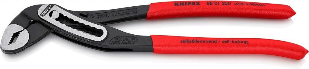 🤴 KNIPEX Alligator Wasserpumpenzange, 250 mm, Muttern bis 46 mm, Rohre bis 50 mm, robuste Bauart, Selbstklemm-Effekt, Rohrzange, 88 01 25016,85€ statt 22,85€ – 27,0 🔥🚚 Verkauft durch Amazon und Versand durch Amazon3,154 Bewertungen: 4.8 / 5.0 ⭐️⭐️⭐️⭐️⭐️🛒 zu Amazon https://www.amazon.de/dp/B0002YYM9E/?tag=preisfehlerheute-21