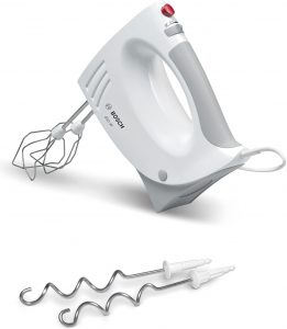 🤴 Bosch Handr&uuml;hrer MFQ3530, Handr&uuml;hrger&auml;t, 2 R&uuml;hrbesen, 2 Edelstahl-Knethaken,sp&uuml;lmaschinengeeignet, 5 Stufen, 450 W, wei&szlig;29,90&euro; statt 40,99&euro; - 28,00 % 🔥🚚 Verkauft durch Amazon und Versand durch Amazon7,702 Bewertungen: 4.4 / 5.0 ⭐️⭐️⭐️⭐️🛒 zu Amazon https://www.amazon.de/dp/B000IYGH28/?tag=preisfehlerheute-21