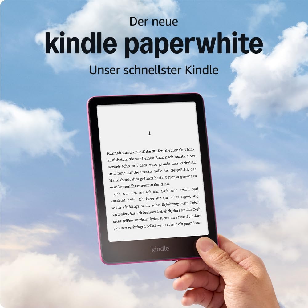 Zertifiziert und generalüberholt Amazon Kindle Paperwhite (16 GB) – Unser schnellster Kindle, mit neuem 7-Zoll-Display und wochenlanger Akkulaufzeit – mit Werbung – rosa107,99€ statt 152,99€➡️ https://www.amazon.de/dp/B0CFP8WJLB/?tag=preisfehlerheute-21