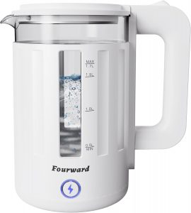 Fourward Wasserkocher - Edelstahl Kettle mit 1,7L Fassungsverm&ouml;gen, 2200W Schnellkochfunktion, BPA-frei, Doppelwand Design, Wei&szlig;9.00&euro; ➡️ https://www.amazon.de/dp/B0CN6GZNJ4/?tag=preisfehlerheute-21