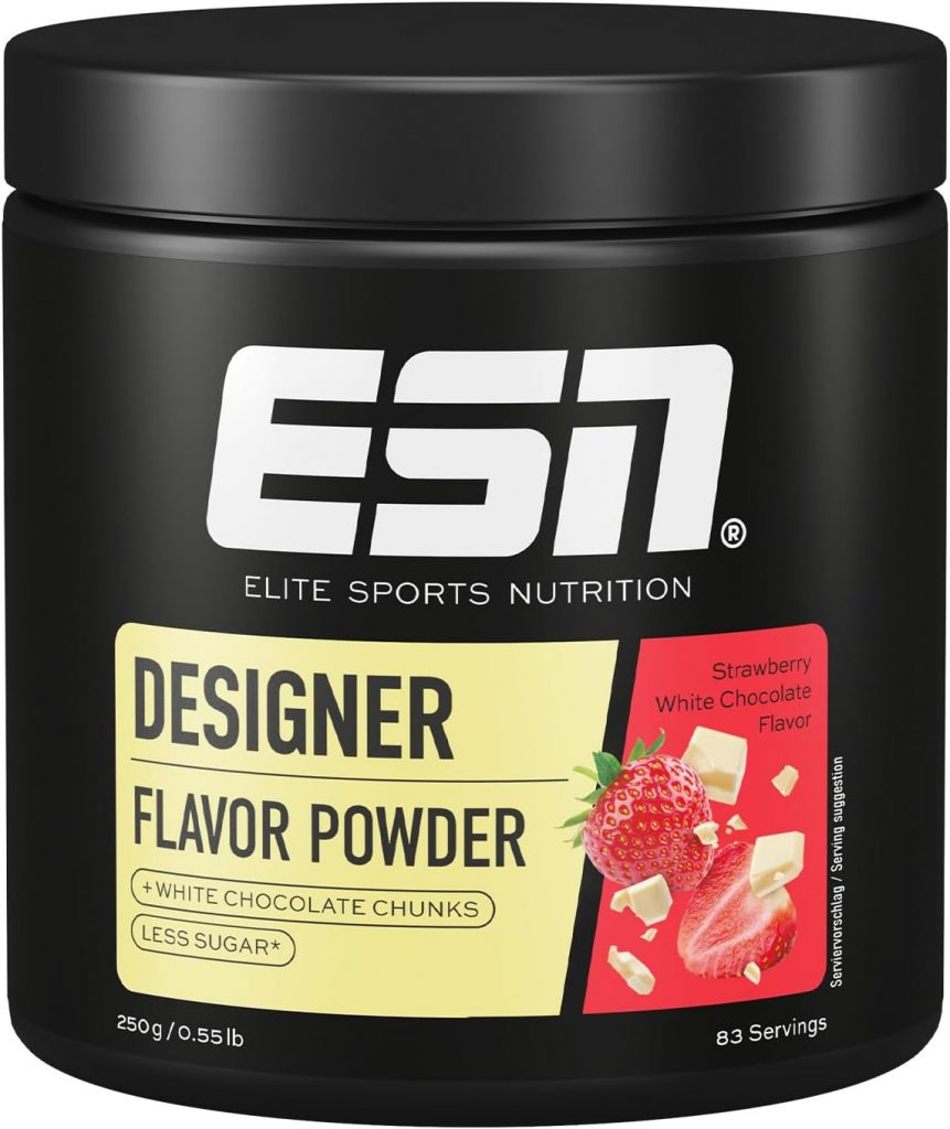 ESN Designer Flavor Powder, Strawberry White Chocolate, 250 g, Geschmackspulver zum Süßen, ohne viel Zucker und Kalorien - made in Germany9.80€ statt 18.90€➡️ https://www.amazon.de/dp/B08RJG3446/?tag=preisfehlerheute-21