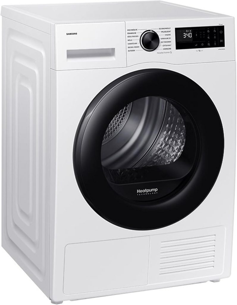 Samsung DV91DG52A0AEEG Wärmepumpentrockner, 9 kg, EEK: C, AI Wäschetrockner mit WiFi-SmartThings-App, LED-Display, Hygiene-Programm, Air Refresh, Knitterschutz, Weiß544,00€ statt 679,00€➡️ https://www.amazon.de/dp/B0DX7CMF86/?tag=preisfehlerheute-21