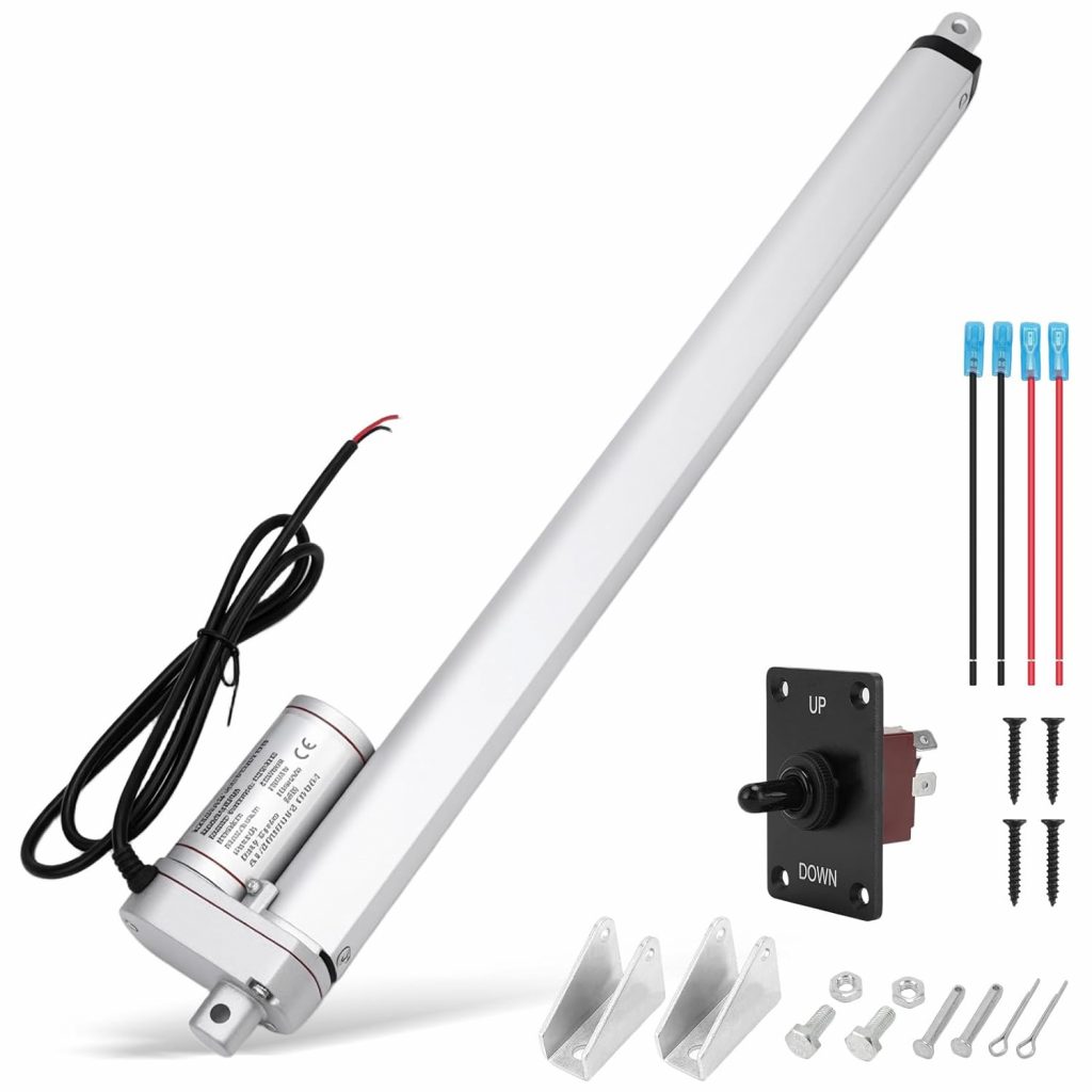 WODHMIEY 1500N Linearantrieb,100/150/200/250/300/450 mm DC 12V Elektrozylinder Set mit manuellem Schalter IP65 10 mm/s Hubmotor für Fensteröffner Sofas Pflegebetten Türen Gewerbe DIY Auto Möbel 450mm12.49€ statt 48.88€➡️ https://www.amazon.de/dp/B0FR7BQF46/?tag=preisfehlerheute-21