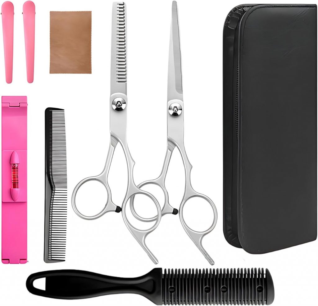 Professionelle Friseurschere Set Zubehör, 9 stück Haarschneideschere, Friseur Zubehör, Haarschne Schere für Familie Friseursalon, Haarschnitt für Damen & Herren2,37€ ➡️ https://www.amazon.de/dp/B0DT9H1TV5/?tag=preisfehlerheute-21