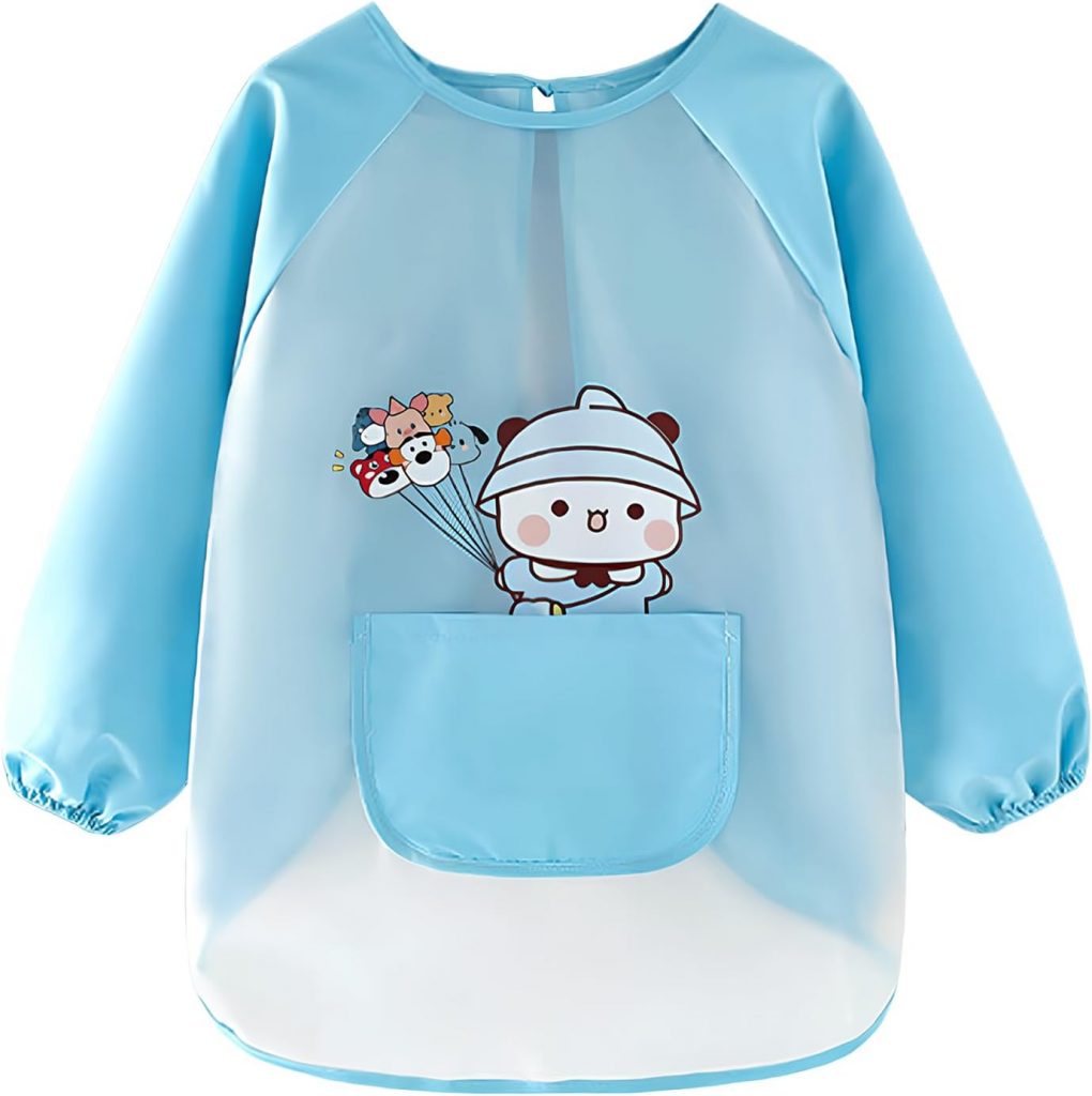 Greyoe 1 Stück Malschürze Kinder Malkittel Kinder Schürze Kinder Lätzchen mit ärmeln Wasserdicht und Schmutzabweisend zum Malen (hellblau, XL)2.50€ statt 8.98€➡️ https://www.amazon.de/dp/B0F9M8X44Y/?tag=preisfehlerheute-21