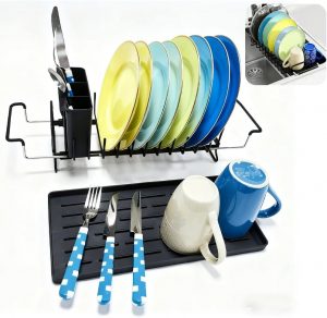 VGECEE Abtropfgestell Geschirr Ausziehbares Geschirrabtropfgestell Spülen-abtropfgestell Geschirr Abtropfständer Edelstahl Abtropfgestell Spüle Flaschen Schwarz mit Geschirr Tablett für Spülen 35-50cm4.99€ ➡️ https://www.amazon.de/dp/B0G1YJFZDM/?tag=preisfehlerheute-21