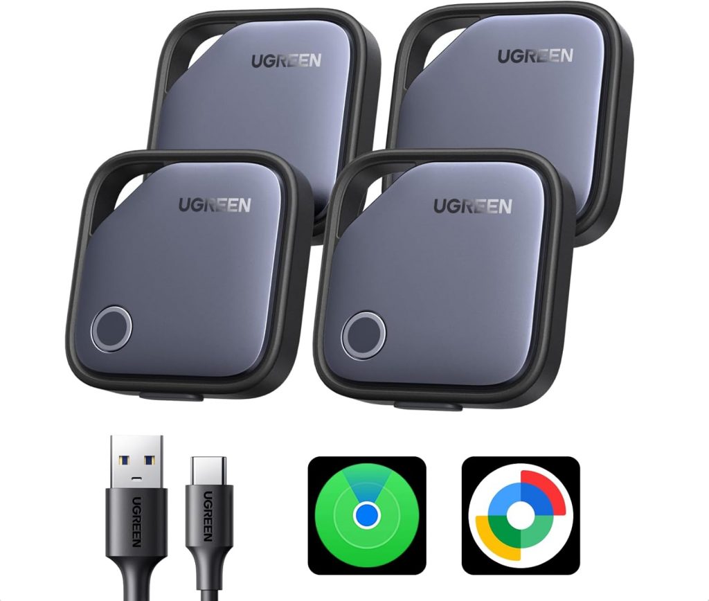 🤴 UGREEN FineTrack Duo 4er Pack für iOS oder Android, USB C aufladbarer Tracker kompatible mit Apple Find My oder Google Find Hub, Schlüsselfinder und Smarttag für Backpack, Koffer, Pass usw.31,99€ statt 44,99€ – 29,0 🔥🚚 Verkauft von UGREEN GROUP LIMITED UK und Versand durch Amazon769 Bewertungen: 4.2 / 5.0 ⭐️⭐️⭐️⭐️🛒 zu Amazon https://www.amazon.de/dp/B0FRLWSGPW/?tag=preisfehlerheute-21