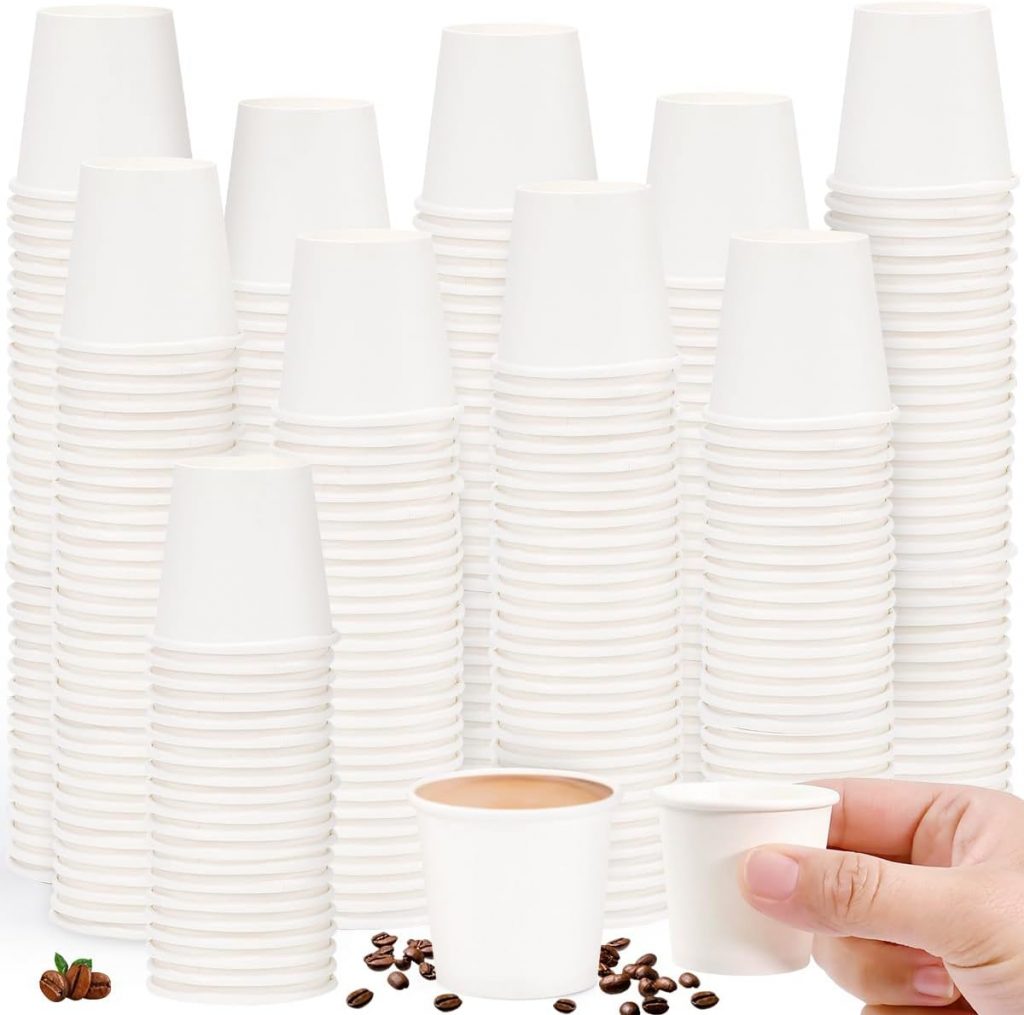 LANSKYLAN 500 Stück Pappbecher Mini 30ml Kleine Pappbecher Heiße Getränke Schnapsgläser Einweg Pappe Mini Becher Pappe Shot Becher Pappe Stabil Schnapsbecher Pappe für Party Hochzeit Schnaps3.99€ statt 15.99€➡️ https://www.amazon.de/dp/B0FT3547GX/?tag=preisfehlerheute-21
