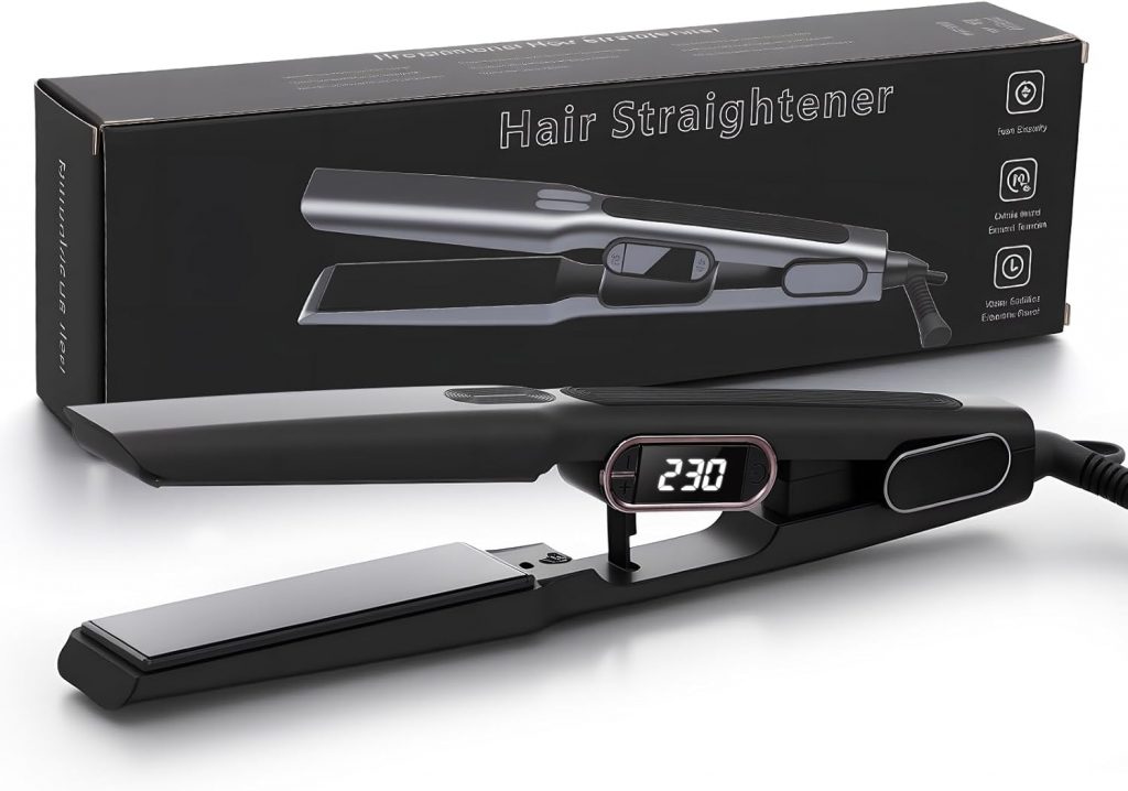 Layhou Glätteisen Haarglätter Mit PTC-Keramikheizung Und LCD-Temperaturregelung (80–230 °C), Reduziert Frizz Und Statische Aufladung Für Glattes, Glänzendes Haar, Doppelspannung Für Reisen, Schwarz9.99€ ➡️ https://www.amazon.de/dp/B0FL76SKFP/?tag=preisfehlerheute-21