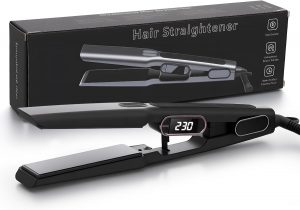 Layhou Gl&auml;tteisen Haargl&auml;tter Mit PTC-Keramikheizung Und LCD-Temperaturregelung (80&ndash;230 &deg;C), Reduziert Frizz Und Statische Aufladung F&uuml;r Glattes, Gl&auml;nzendes Haar, Doppelspannung F&uuml;r Reisen, Schwarz9.99&euro; ➡️ https://www.amazon.de/dp/B0FL76SKFP/?tag=preisfehlerheute-21