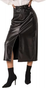 🤴 Nina Carter J225 Damen High Waist Wadenlanger Leder-Optik Rock mit Vorderem Schlitz Langer Rock Rei&szlig;verschluss Lederlook24,90&euro; statt 44,90&euro; - 45,00 % 🔥🚚 Verkauft von Miss Noir und Versand durch Amazon4 Bewertungen: 4.3 / 5.0 ⭐️⭐️⭐️⭐️🛒 zu Amazon https://www.amazon.de/dp/B0CLPDR9Y8/?tag=preisfehlerheute-21