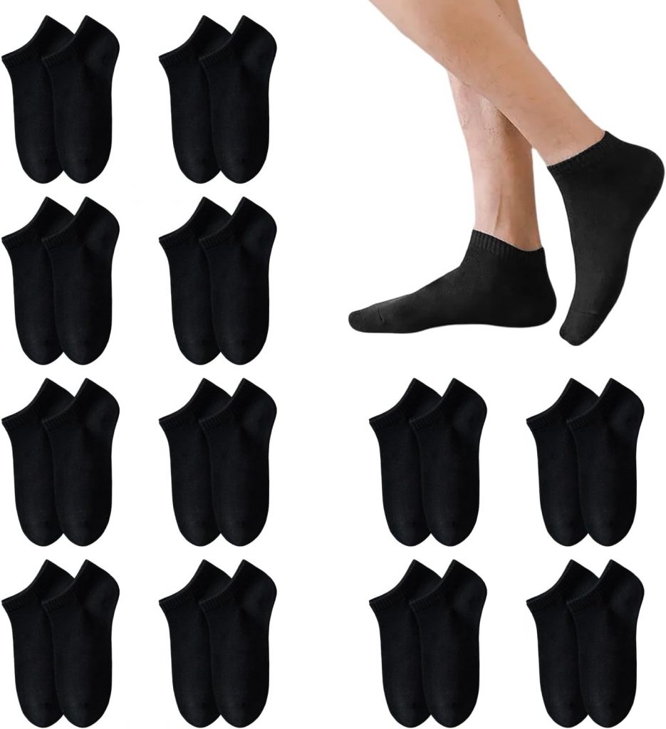 Enreluya Unsichtbare Sneakersocken (12 Paar), Füßlinge für Damen und Herren, Atmungsaktiv Unsichtbare Sneaker Socken 39-42, Schwarz4.99€ ➡️ https://www.amazon.de/dp/B0F6NF2PW6/?tag=preisfehlerheute-21