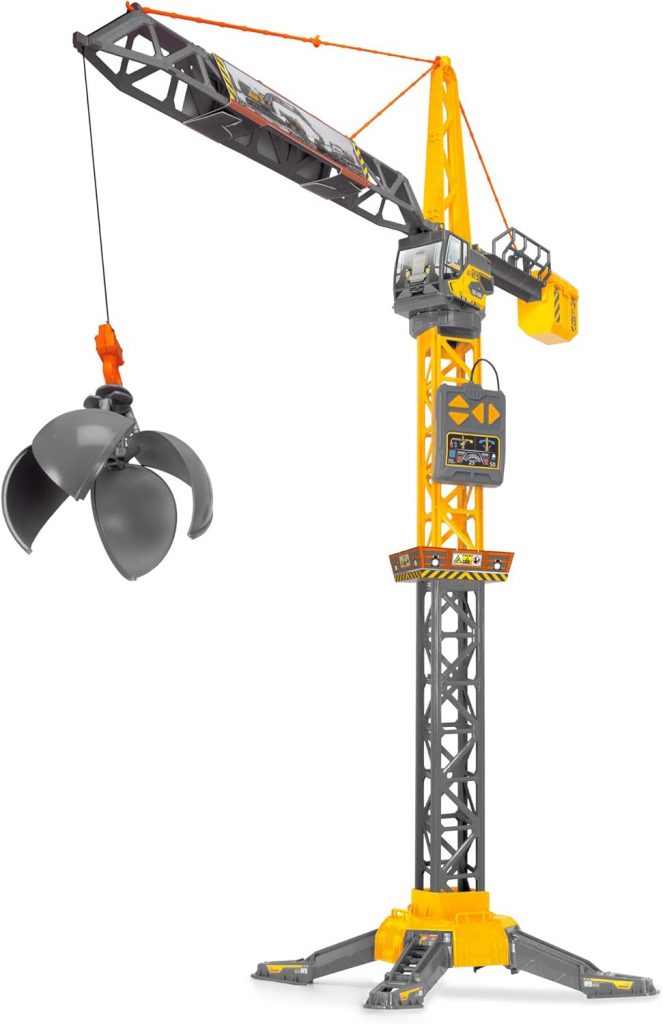 🤴 Dickie Toys Mighty Crane (110 cm) – Spielzeug Kran mit 360°-Drehung, Abrissbirne & Greif-Funktion – Ferngesteuerter Kran Spielzeug für Kinder ab 3 Jahre mit Kabel-Fernbedienung – 20372902219,98€ statt 27,99€ – 29,0 🔥🚚 Verkauft durch Amazon und Versand durch Amazon2,138 Bewertungen: 4.0 / 5.0 ⭐️⭐️⭐️⭐️🛒 zu Amazon https://www.amazon.de/dp/B0CXPTCH8R/?th=1&tag=preisfehlerheute-21#038;psc=1&tag=preisfehlerheute-21