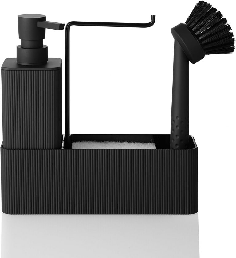 Spülmittelspender Küche Schwarz mit Seifenspender Spülbürste Schwamm Spültuchhalter, Seifenspender Küche Set, Spülbecken Organizer Schmal für Küchen Bad (Schwarz)16,99€ statt 19,99€➡️ https://www.amazon.de/dp/B0F94KWTR2/?tag=preisfehlerheute-21