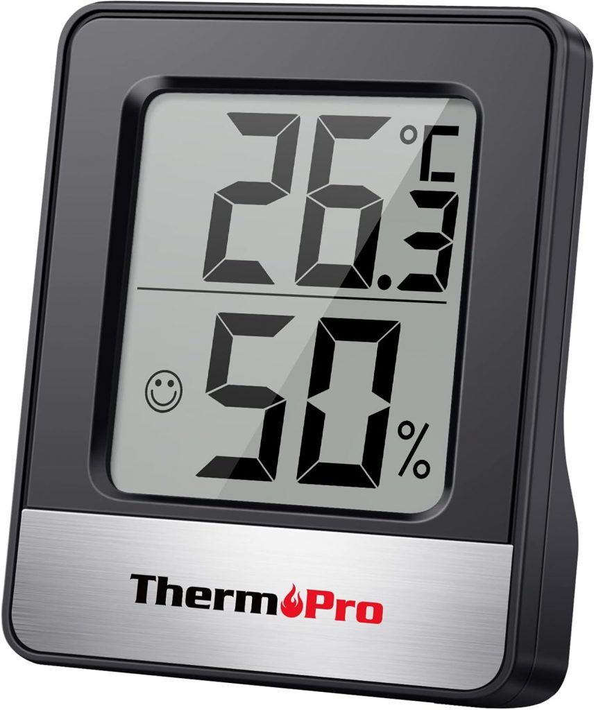 🤴 ThermoPro TP49B digitales Mini Thermo-Hygrometer Thermometer Hygrometer innen Temperatur und Luftfeuchtigkeitmessgerät mit Smiley-Indikator für Raumklimakontrolle, Schwarz8,99€ statt 11,99€ – 26,0 🔥🚚 Verkauft von ThermoPro DE und Versand durch Amazon36,009 Bewertungen: 4.6 / 5.0 ⭐️⭐️⭐️⭐️⭐️🛒 zu Amazon https://www.amazon.de/dp/B07TV22X9M/?th=1&tag=preisfehlerheute-21#038;psc=1&tag=preisfehlerheute-21