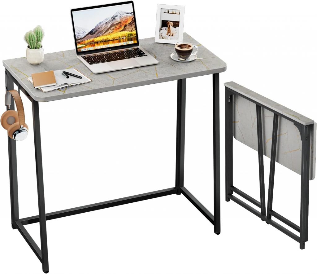 WOHOMO Kleiner Klappschreibtisch Klein, 80 cm Schreibtisch für Kleine Räume, Klappbarer Arbeitstisch für Home Office, Grau45,99€ statt 85,99€➡️ https://www.amazon.de/dp/B0CS36M1W7/?tag=preisfehlerheute-21