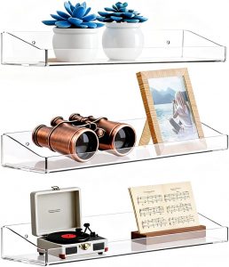 Byfoyif 3 St&uuml;ck Schwebendes Wandregal, 38.5cm Wandregal Transparent mit 6 Seitenw&auml;nde 6 Klebeaufkleber Kleberegal Schweberegal Regal Ohne Bohren H&auml;ngendes Transparentes Pflanzenregal f&uuml;r Bad K&uuml;che2.99&euro; ➡️ https://www.amazon.de/dp/B0FG321FFN/?tag=preisfehlerheute-21