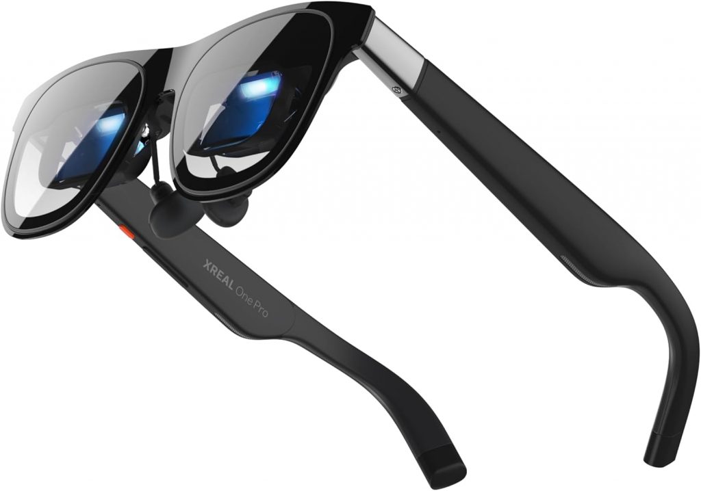 XREAL One Pro AR Brille mit X1 Chip,3D Modus XR Brille Native 3DoF, X-Prism Optik, 57° Sichtfeld 171" 120Hz HD…