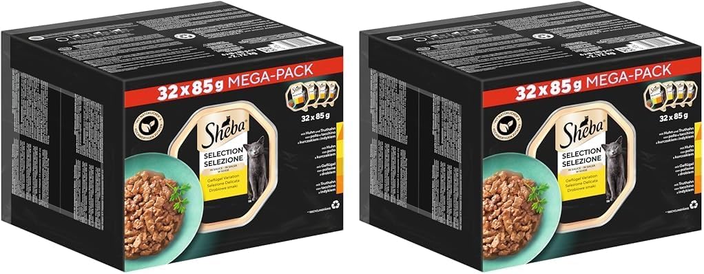 🤴 SHEBA Adult Katzenfutter nass – 32x85g Schalen – Geflügel Variation in Sauce – Nassfutter für Katzen – 1 Großpackung (Packung mit 2)33,97€ statt 45,98€ – 27,0 🔥🚚 Verkauft durch Amazon und Versand durch Amazon389 Bewertungen: 4.6 / 5.0 ⭐️⭐️⭐️⭐️⭐️🛒 zu Amazon https://www.amazon.de/dp/B0DZNBK5XZ/?th=1&tag=preisfehlerheute-21#038;psc=1&tag=preisfehlerheute-21