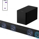 ULTIMEA 5.1ch Soundbar mit Dolby Atmos, VoiceMX, BassMX, APP, Heimkino 4D Surround Sound System, 340W Soundbar für TV Geräte mit Subwoofer, Bluetooth® 5.4, Poseidon M60 Boom