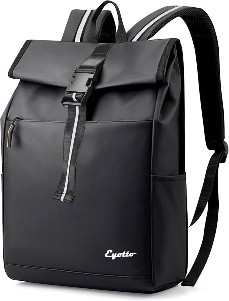 eYotto Rolltop-Rucksack wasserdicht, 15,6-Zoll-Laptoprucksack für Männer und Frauen, leichter Laptopbeutel mit 3 reflektierenden Streifen für Schule, Beruf, Reisen und Pendeln (Schwarz)9.99€ statt 32.99€➡️ https://www.amazon.de/dp/B0FFH4RB7M/?tag=preisfehlerheute-21