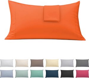 ECOMMERC3 2 Kissenbez&uuml;ge, 45 x 85 cm, extra weich und bequem, orange, atmungsaktiv, leicht zu waschen7,23&euro; statt 11,95&euro;➡️ https://www.amazon.de/dp/B0DTJ7JSRC/?tag=preisfehlerheute-21