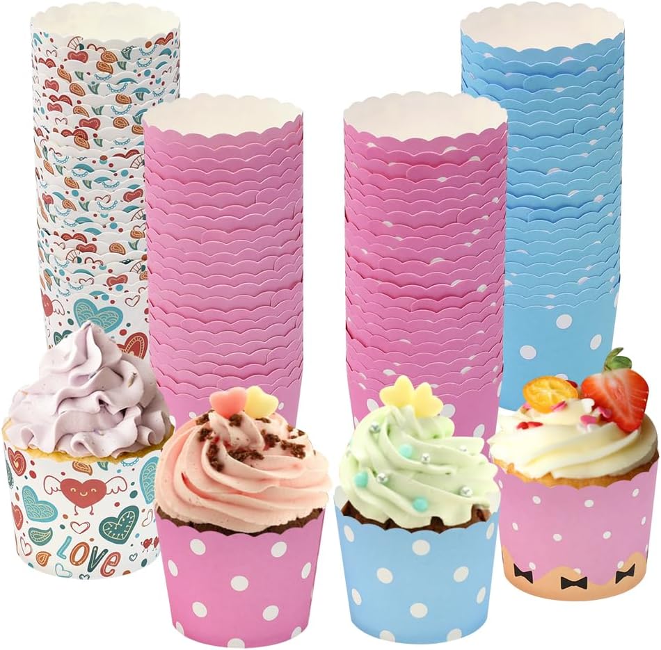 WEFEHF 200 Stück Muffinförmchen Papier, Cupcake Wrapper Mini Muffin Papierförmchen Cupcake Förmchen Muffin Backförmchen Papierkuchen KuchenköRbchen Backbecher für Geburtstage, Hochzeit, Partys2.79€ statt 9.99€➡️ https://www.amazon.de/dp/B0FHPLKJKK/?tag=preisfehlerheute-21