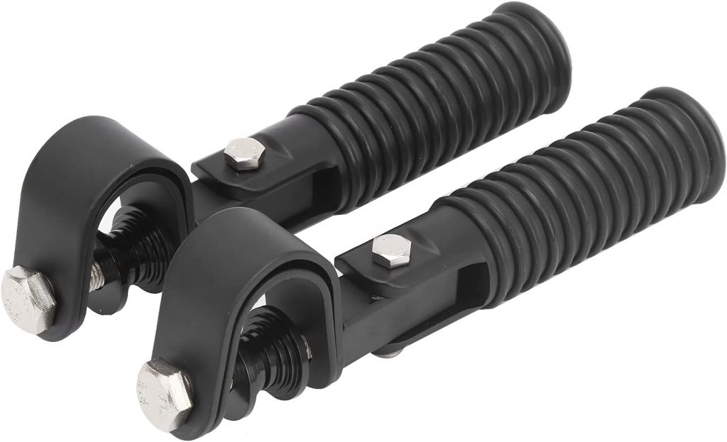 Fydun Motorrad-Fußstützen, 1 Paar Fußstützen, Klemme für 1 Zoll Motor, Crash Bar, Schutz, Gummi, Metall, geeignet (schwarz)4,99€ ➡️ https://www.amazon.de/dp/B093Q7S75X/?tag=preisfehlerheute-21