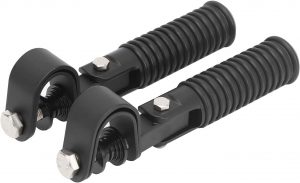 Fydun Motorrad-Fu&szlig;st&uuml;tzen, 1 Paar Fu&szlig;st&uuml;tzen, Klemme f&uuml;r 1 Zoll Motor, Crash Bar, Schutz, Gummi, Metall, geeignet (schwarz)4,99&euro; ➡️ https://www.amazon.de/dp/B093Q7S75X/?tag=preisfehlerheute-21