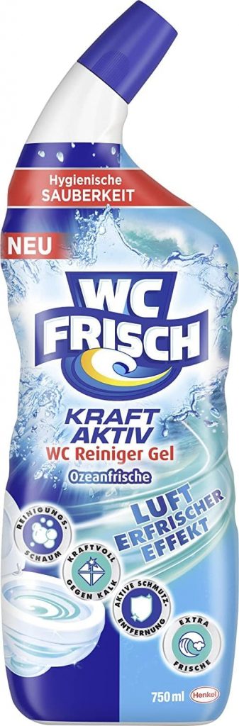 WC FRISCH WC Reiniger Gel Ozeanfrische (750 ml), WC Reiniger mit Lufterfrischer-Effekt, Toilettenreiniger sorgt für hygienische Frische, mit 4-fach Aktivstoff-Kombination1,34€ statt 2,09€➡️ https://www.amazon.de/dp/B0B9SG1ZH3/?tag=preisfehlerheute-21