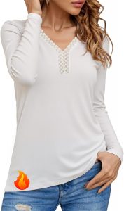 🤴 Thermo Oberteile Damen Langarm Baumwolle Thermoshirt mit Spitze V-Ausschnitt Langarmshirt Basic Thermounterwäsche Einfarbige Stretch Top für Herbst Winter9,99€ statt 24,99€ - 61,00 % 🔥🚚 Verkauft von YICHANG-EU und Versand durch Amazon147 Bewertungen: 4.4 / 5.0 ⭐️⭐️⭐️⭐️🛒 zu Amazon https://www.amazon.de/dp/B0FH58YD7G/?th=1&%3Bpsc=1&%3Btag=preisfehlerheute-21&tag=preisfehlerheute-21