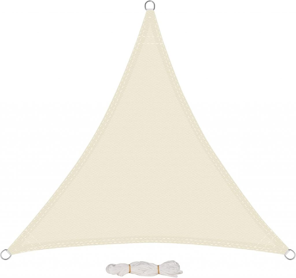 EUGAD Sonnensegel 200g/m² inkl Befestigungsseile Premium HDPE Wetterbeständig Atmungsaktiv Dreieck rechtwinklig,luftdurchlässig, wasserdurchlässig, für Terrasse, Garten, Balkon, Camping12,99€ statt 25,99€➡️ https://www.amazon.de/dp/B097H8H53K/?tag=preisfehlerheute-21