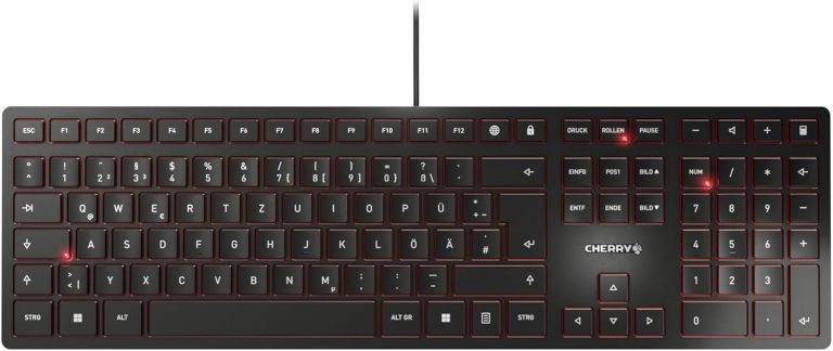 CHERRY KC 6000 Slim - USB Keyboard - Ultraflaches Design - Kabelgebunden - Deutsches Layout - QWERTZ Tastatur - Schwarz29.95€ statt 49.99€🏷️ Coupon anwenden➡️ https://www.amazon.de/dp/B07CWVV6DB/?tag=preisfehlerheute-21