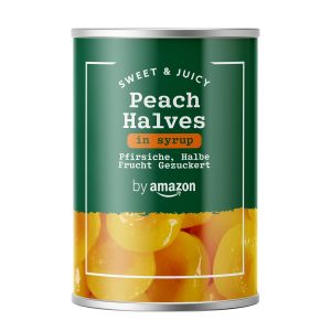 by Amazon Pfirsiche, Halbe Frucht Gezuckert, 411g0.85€ ➡️ https://www.amazon.de/dp/B0C66KCCLT/?tag=preisfehlerheute-21