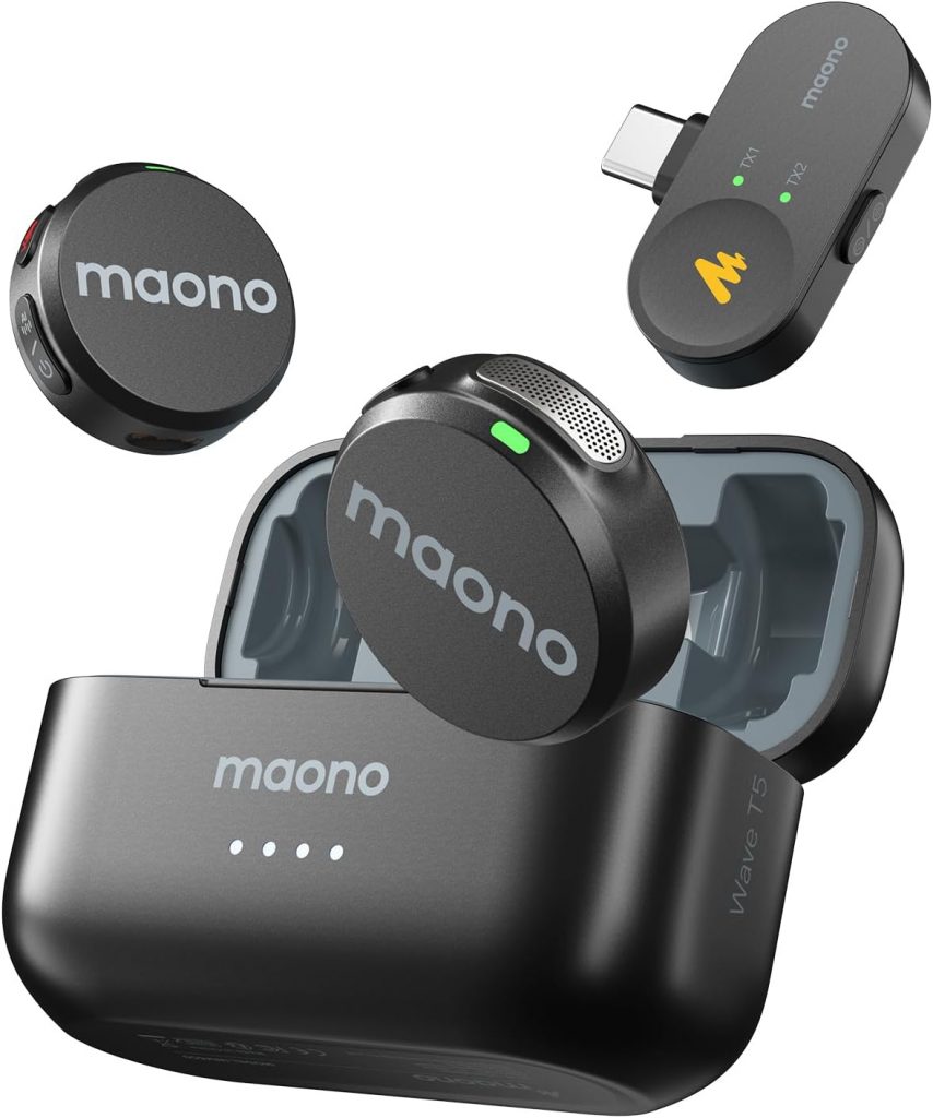 🤴 MAONO Wireless Lavalier Mikrofon für iphone 15/16, Android (USB-C Plug) – Handy Mikrofon mit 48kHz/24Bit, 30H Akkulaufzeit, 300m Reichweite, Noise Cancellation. Mini Aufnahme Mic für Vlogging -Wave T572,59€ statt 99,00€ – 27,0 🔥🚚 Verkauft von Nature Shopping und Versand durch Amazon636 Bewertungen: 4.8 / 5.0 ⭐️⭐️⭐️⭐️⭐️🛒 zu Amazon https://www.amazon.de/dp/B0DQL5G6C2/?tag=preisfehlerheute-21