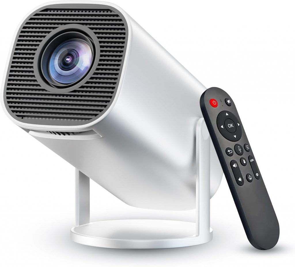 Mini Beamer，Smart Beamer 4K Full HD 1080P Unterstützt Android 14，Projektor Tragbarer mit WiFi 6 und Bluetooth 5.2，Auto Keystone 180° Drehbar Kompatibel mit HDMI/TV Stick/Memory Stick/Laptop, Silbern19,99€ ➡️ https://www.amazon.de/dp/B0GCY37HT4/?tag=preisfehlerheute-21