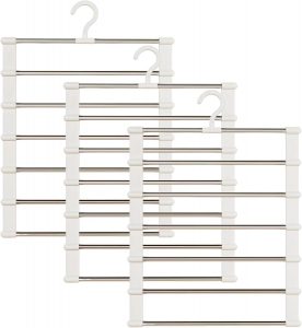 Greyoe 3 Stück Mehrzweck-Hosenträger aus Edelstahl, 6- Etagen Kleiderbügel Hosen, Platzsparende Kleideraufhängung, Für Hosen, Röcke, Schals, Handtücher, Ideal für Enge Schränke4.98€ ➡️ https://www.amazon.de/dp/B0FFYSN5HL/?tag=preisfehlerheute-21