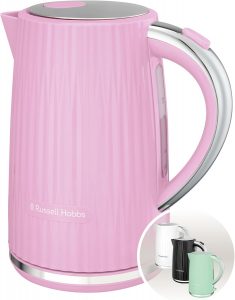 Russell Hobbs Wasserkocher [1,7L 2400W] Eden Himbeere, Edelstahlakzente (herausnehmbarer Kalkfilter,Deckel&ouml;ffnung per Knopfdruck,Wasserstandsanzeige,leuchtender Schalter, BPA frei) Teekocher 27362-7023,47&euro; statt 39,99&euro;➡️ https://www.amazon.de/dp/B0DG96CLDZ/?tag=preisfehlerheute-21