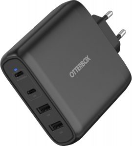 🤴 OtterBox Standard EU 100W USB-C PD GaN 4 Port Ladeger&auml;t, x2 USB-C PD Ports + x2 USB-A Ports, Schnelllade Ger&auml;t f&uuml;r Smartphone und Tablets, Sturzgesch&uuml;tzt und Robust, Schwarz61,55&euro; statt 99,99&euro; - 39,00 % 🔥🚚 Verkauft durch Amazon und Versand durch Amazon101 Bewertungen: 4.5 / 5.0 ⭐️⭐️⭐️⭐️⭐️🛒 zu Amazon https://www.amazon.de/dp/B0CKRG5Y8W/?th=1&amp%3Bpsc=1&amp%3Btag=preisfehlerheute-21&tag=preisfehlerheute-21