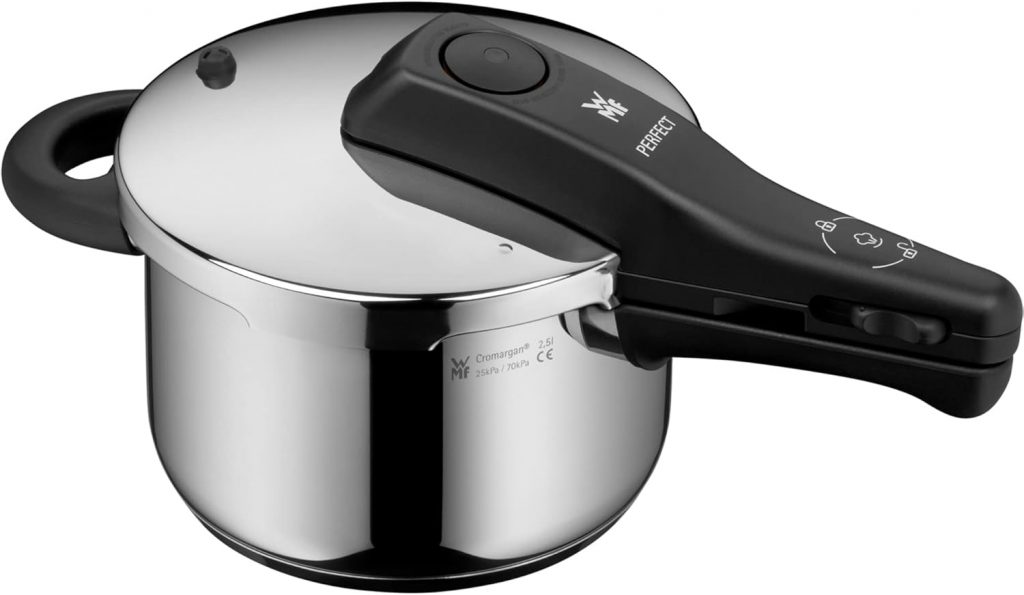 🤴 WMF Perfect One Pot Schnellkochtopf Induktion 2,5l, Dampfkochtopf, 2 Kochstufen, Einhand-Kochstufenregler, für alle Herdarten geeignet, Cromargan Edelstahl poliert113,00€ statt 159,99€ - 30,00 % 🔥🚚 Verkauft durch Amazon und Versand durch Amazon2,107 Bewertungen: 4.6 / 5.0 ⭐️⭐️⭐️⭐️⭐️🛒 zu Amazon https://www.amazon.de/dp/B0C33PY3WJ/?amp%3Btag=preisfehlerheute-21&%3Bamp%3Bth=1&%3Bamp%3Bpsc=1&tag=preisfehlerheute-21