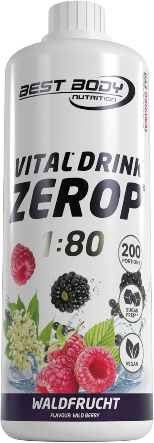 👑 Best Body Nutrition Vital Drink ZEROP® - Waldfrucht, Original Getränkekonzentrat - Sirup - zuckerfrei, 1:80 ergibt 80 Liter Fertiggetränk, 1000 ml11,87€ statt 17,98€ - 35,00 % 🔥🚚 Verkauft durch Amazon und Versand durch Amazon31,617 Bewertungen: 4.3 / 5.0 ⭐️⭐️⭐️⭐️🛒 zu Amazon https://www.amazon.de/dp/B0CS9XXQZL/?amp%3Btag=preisfehlerheute-21&tag=preisfehlerheute-21