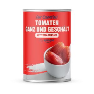 by Amazon Tomaten ganz und geschält, 400 g0.63€ ➡️ https://www.amazon.de/dp/B0C4DQY472/?tag=preisfehlerheute-21