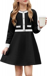 🤴 Arshiner Mädchen Kleider Winter Kinder Warm Strickkleid Festliche Pulloverkleid Langarm Kleid für Mädchen 6-14 Jahre14,99€ statt 25,99€ - 43,00 % 🔥🚚 Verkauft von Arshiner Store und Versand durch Amazon98 Bewertungen: 4.6 / 5.0 ⭐️⭐️⭐️⭐️⭐️🛒 zu Amazon https://www.amazon.de/dp/B0FJRJ5QB4/?th=1&%3Bpsc=1&%3Btag=preisfehlerheute-21&tag=preisfehlerheute-21