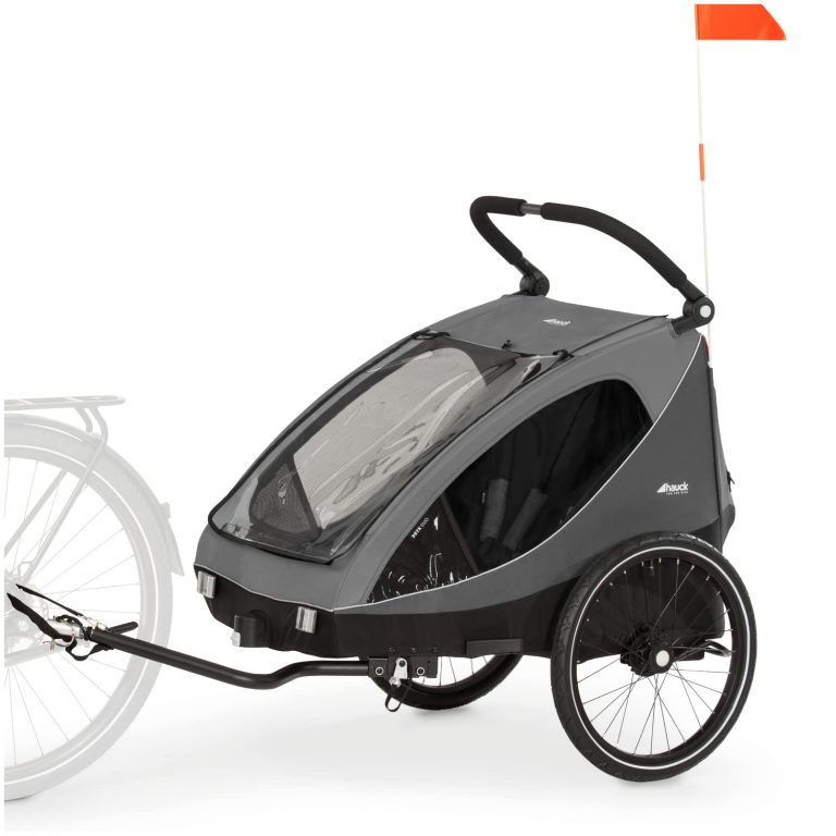 hauck Dryk Duo, Grey - 2in1 Fahrradanhänger & Kinderwagen für 2 Kinder ab 6 Monaten bis 22 kg/120 cm/4 Jahre, für Zwillinge & Geschwister, Faltbar, XL Stauraum, für Fahrrad, E-Bike & Pedelec299,79€ statt 449,90€➡️ https://www.amazon.de/dp/B09CZ6L31F/?tag=preisfehlerheute-21