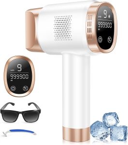 👑 21J IPL Ger&auml;te Haarentfernung mit 8℃ Eisk&uuml;hlsystem, Laser Haarentfernung 9 Stufen & 600 NM Rotlicht, LCD-Touchscreen IPL Haarentfernungsger&auml;t f&uuml;r Frauen M&auml;nner, Gesicht Arm Bikinizone K&ouml;rper, Gold89,09&euro; statt 199,99&euro; - 56,00 % 🔥🚚 Verkauft von REDDIN KERRY JOHANNAH und Versand durch Amazon264 Bewertungen: 4.7 / 5.0 ⭐️⭐️⭐️⭐️⭐️🛒 zu Amazon https://www.amazon.de/dp/B0FR92NXWM/?th=1&amp%3Bpsc=1&amp%3Btag=preisfehlerheute-21&tag=preisfehlerheute-21