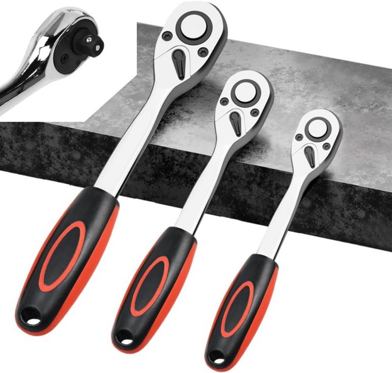 Vunanvu 3 Stück Umschaltknarre 3/8 Zoll, 1/2 Zoll & 1/4 Zoll Bit Ratsche mit 72 Zähnen Knarre Antrieb Vielseitiges Ratchet Teleskopratsche mit Gebogenem Griff für Autoreparatur Handwerk Werkstatt5.99€ statt 18.99€➡️ https://www.amazon.de/dp/B0FRSC8QZQ/?tag=preisfehlerheute-21