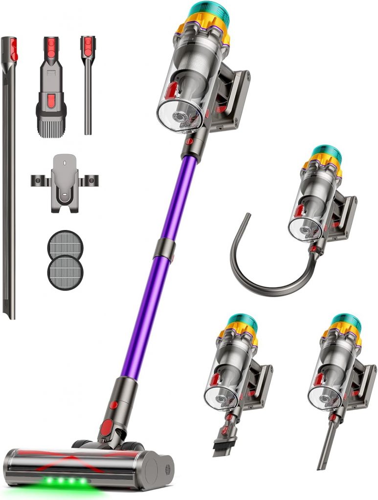 🤴 Akku Staubsauger 50000Pa/600W/65Min, Kabelloser Stabstaubsauger mit 2L Staubbehälter, Selbststehend, LED-Display, 8-Schicht-Filtration, Flexible Fugendüse, Leicht für Hartböden, Teppiche, Tierhaare129,99€ statt 299,99€ – 57,0 🔥🚚 Verkauft von hengjiubinxin und Versand durch Amazon20 Bewertungen: 4.1 / 5.0 ⭐️⭐️⭐️⭐️🛒 zu Amazon https://www.amazon.de/dp/B0FW58DWN2/?tag=preisfehlerheute-21